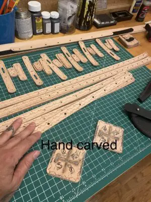 Crafting leather with intricate designs